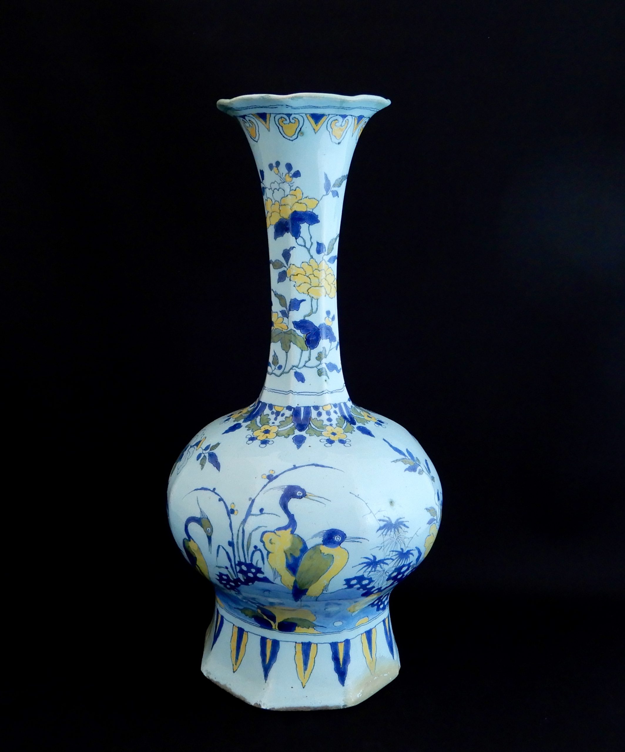阿蘭陀 藍絵西洋風景図鉢 ペトルスレグーマーストリヒト デルフト陶器 鉢