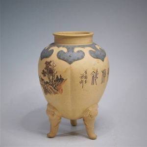 中国宜興窯 花瓶