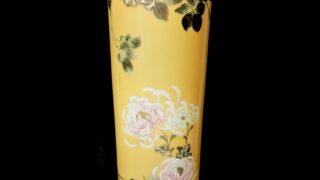 古伊万里 輸出里帰品 アール・ヌーヴォー模写 花鳥図花瓶